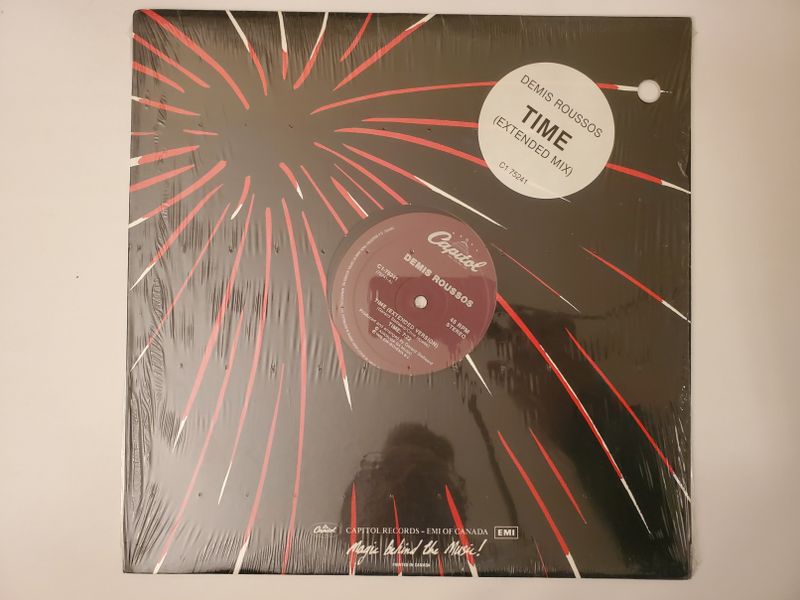 Demis Roussos Time (Extended Mix) vinyl record